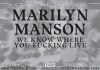 Сингл Marilyn Manson - WE KNOW WHERE YOU FUCKING LIVE