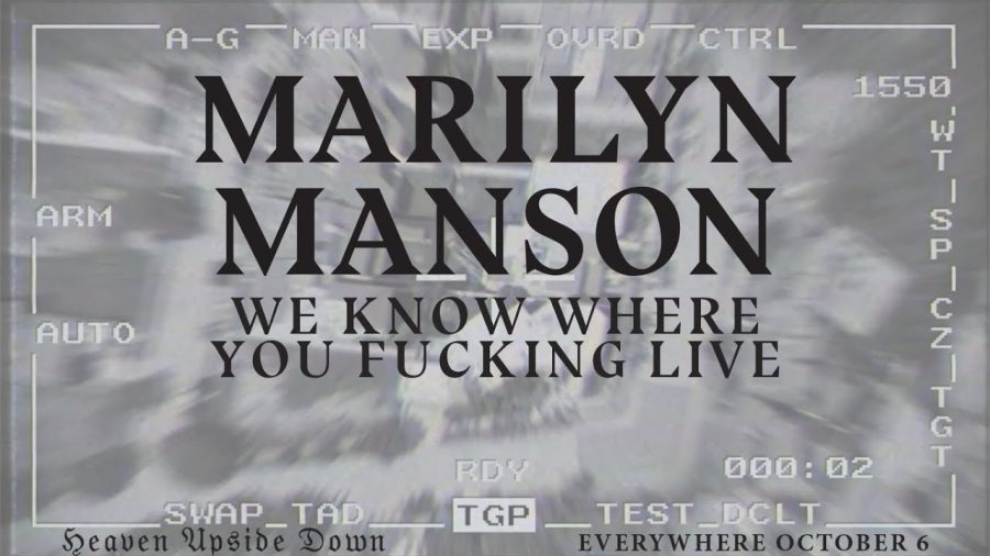 Сингл Marilyn Manson - WE KNOW WHERE YOU FUCKING LIVE